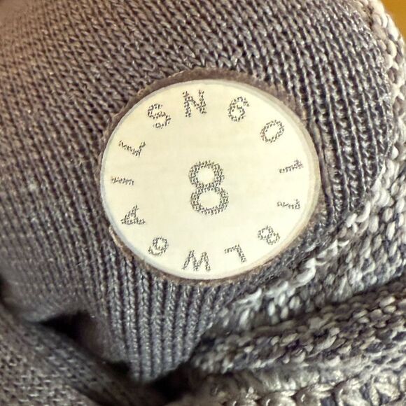 Lululemon Wunder Under Crop Hi-Rise 21" Arrow Jacquard Battleship Silver Spoon - Picture 6 of 6